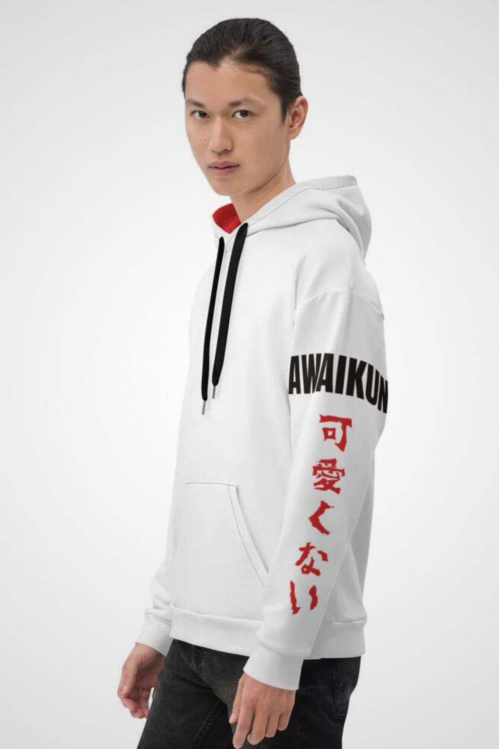 Red Geisha Hoodie UNISEX KAWAIKUNAI Kawaikunai
